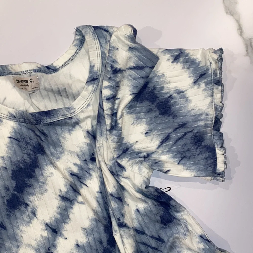 NWOT BEARPAW PIJAMA SET TIE DIE STRIPES - Picture 4 of 7